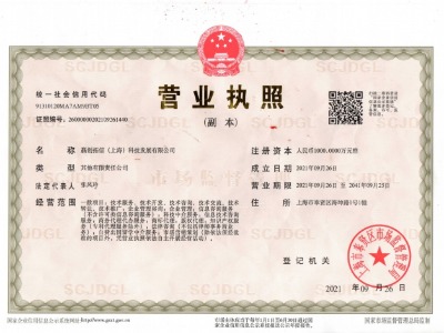 赢创拓信（上海）营业执照